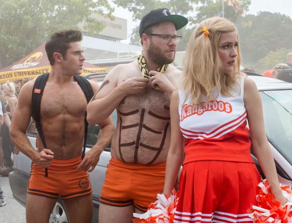 Zac Efron, Seth Rogen & Rose Byrne go undercover in 'Neighbors 2: Sorority Rising.' 